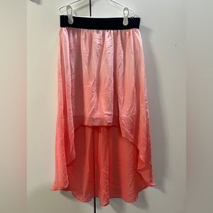 Pink hombre skirt